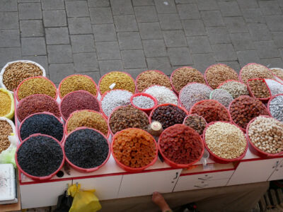 Nüsse, Mandeln, getrocknetes Obst