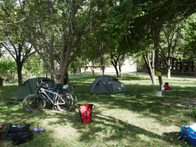 Camping im Obstgarten