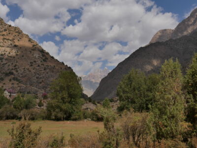 Energiya (5120 m) und Chimtarga (5490 m)