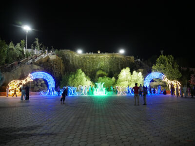 Dushanbe bei Nacht
