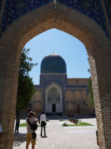 Blick zum Mausoleum