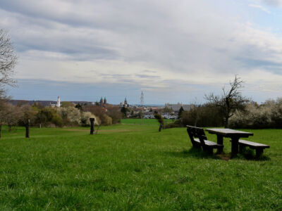 Rastplatz mit Aussicht auf Bad Homburg