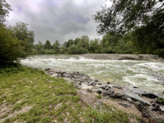 Wilde Isar bei Lenggries