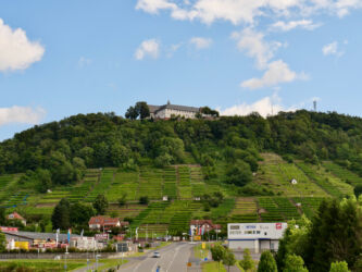 Blick auf Kloster Engelberg