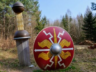 Römisches Schwert und Schild