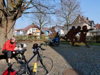 Pause am Bahnhof Glauberg