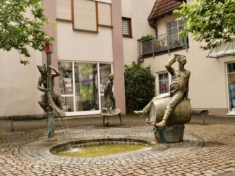 Narrenbrunnen in Lauda