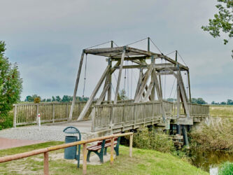 Historische Holzzugbrücke