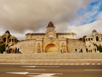 Hakenterrasse und Nationalmuseum Stettin