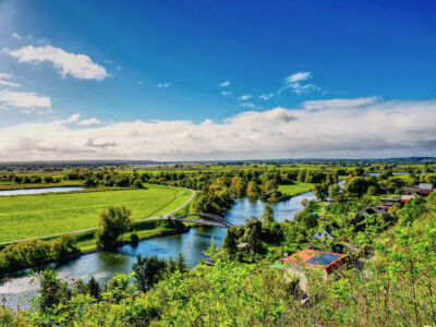 Blick auf das Untere Odertal von Stützkow