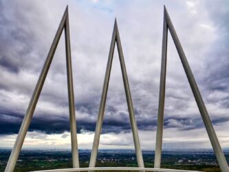 Skyline vom Hardtbergturm