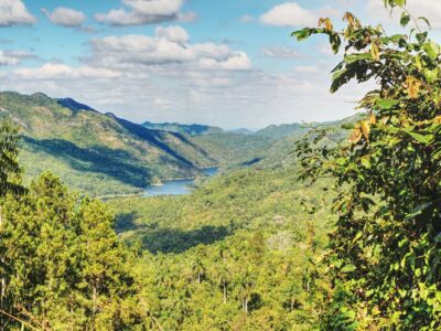 Blick auf den Stausee Hanabanilla