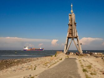 Kugelbake - Mündung Elbe in die Nordsee