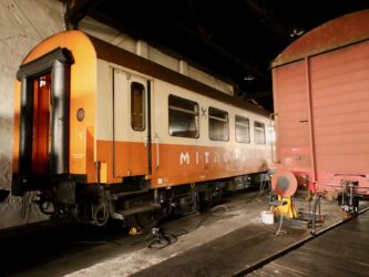 Bördeexpress - Letzter Waggon der Städteexpress Züge der DDR