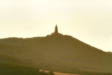 Blick zum Kyffhäuser