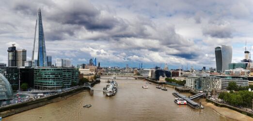 Blick von der Tower Bridge