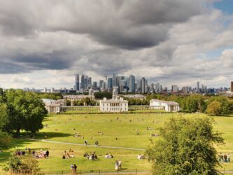 Ausblick zu den Docklands