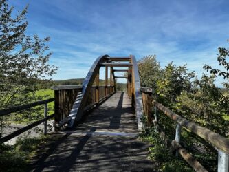 Brücke auf dem Milsburgradweg