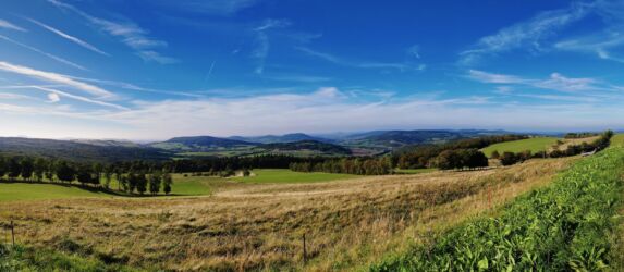 Aussicht vom Ellenbgen (813 m Höhe)