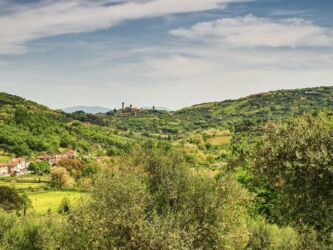 Blick zurück nach Serravalle Pistoiese