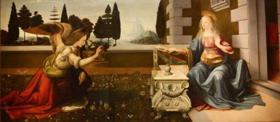 "Die Verkündigung" - Leonardo da Vinci und Andrea del Verrocchio