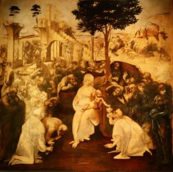 "Anbetung der Könige aus dem Morgenland" - Leonardo da Vinci