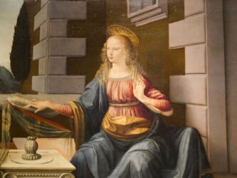 "Die Verkündigung" - Leonardo da Vinci und Andrea del Verrocchio