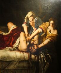 "Judith enthauptet  Holofernes" - Artemisia Gentileschi