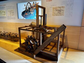 Modell eines Sägewerks