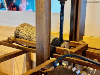 Modell eines Sägewerks