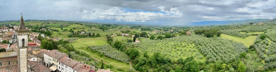 Rundblick vom Turm des Palazzina Uzielli