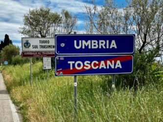 Grenze Toskana - Umbrien