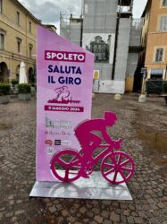 Spoleto freut sich auf dem Giro
