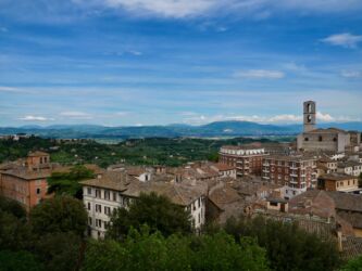 Blick vom Giardini Carducci