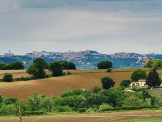 Blick zurück nach Perugia