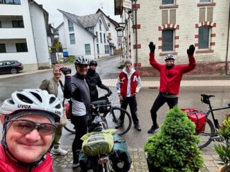 Abfahrt zur letzten Etappe