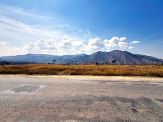 Beeindruckende Landschaft an der Strecke
