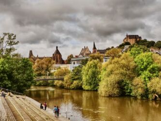 Die Lahn bei Marburg