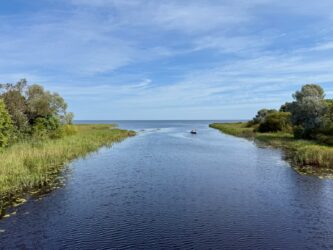 Zufluss Omedu jõgi zum Peipussee