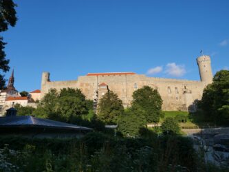 Blick aufs Schloss auf dem Domberg