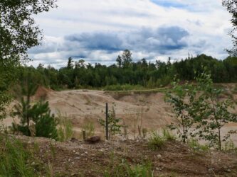 Sandsteinbruch bei Rauna