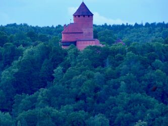 Blick auf Burg Treyden