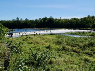 Wasserfall an der Venta