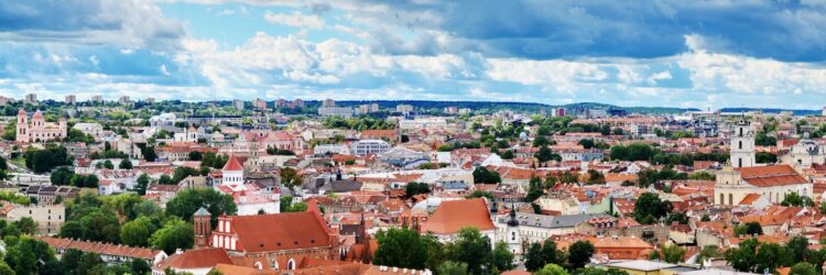 Blick über Vilnius