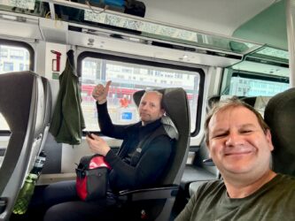 Im Zug nach Budapest