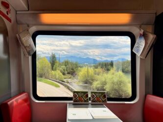 Zugfahrt mit Aussicht