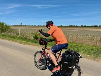 Radeln durch die Weinberge
