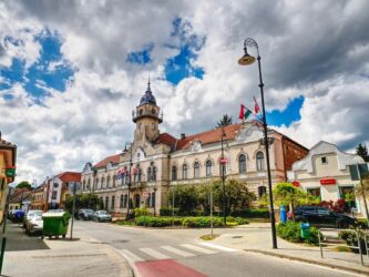 Altes Rathaus Ráckeve mit Feuerturm