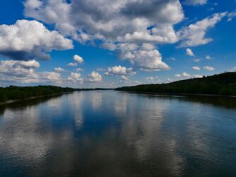 Blick auf die Donau bei Dunaföldvár